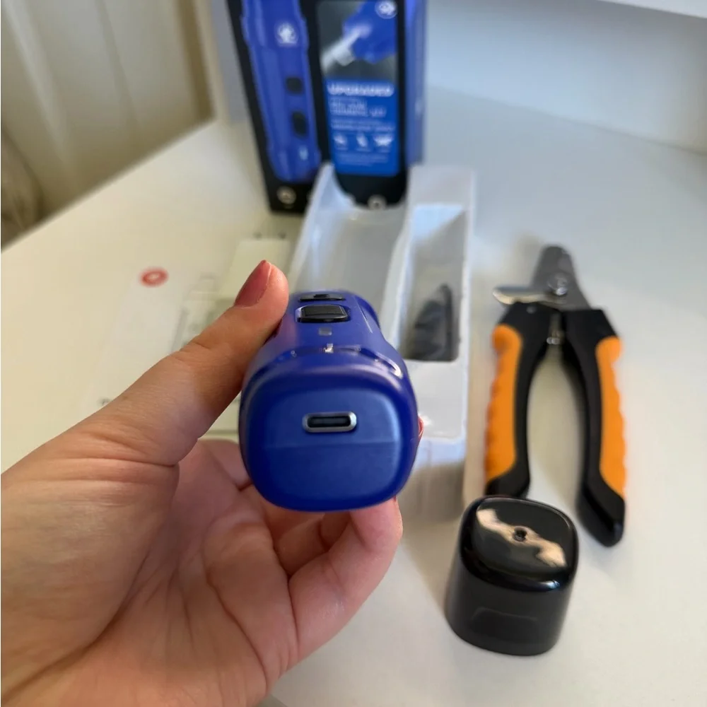 Upgraded Blue Pet Nail Grinder Trimming Kit
